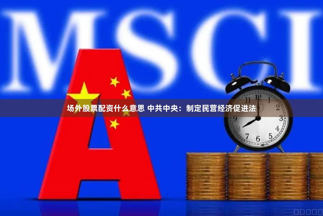 场外股票配资什么意思 中共中央：制定民营经济促进法