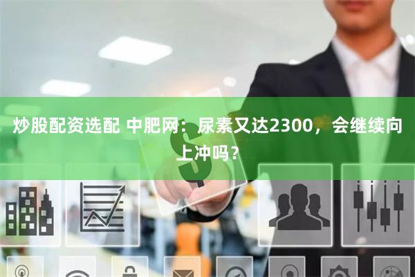 炒股配资选配 中肥网：尿素又达2300，会继续向上冲吗？