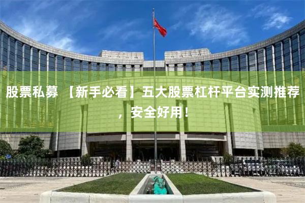 股票私募 【新手必看】五大股票杠杆平台实测推荐，安全好用！